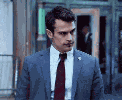 Theo James Smile GIF