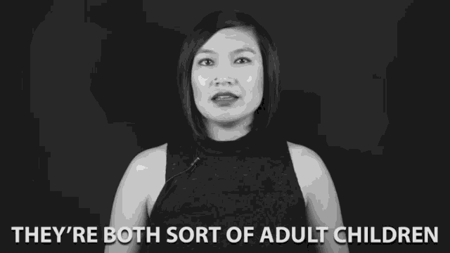 They Are Both Sort Of Adult Children Playful GIF