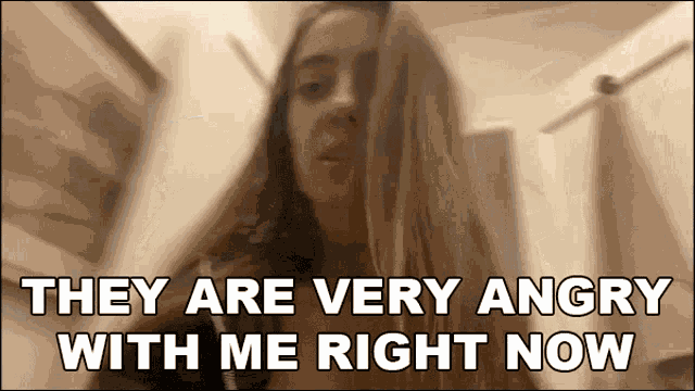 They Are Very Angry With Me Right Now Lauren Francesca GIF