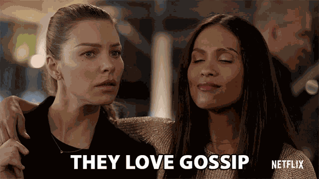 They Love Gossip Lesley Ann Brandt GIF