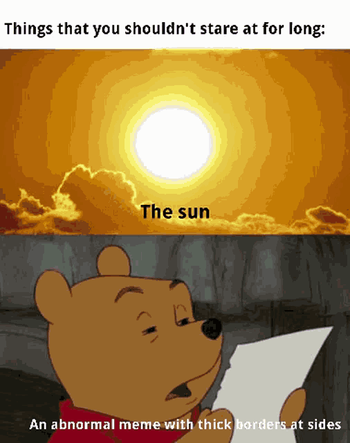 Things That You Shouldnt Stare At For Too Long The Sun GIF
