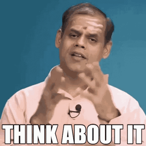 Think About It Thinking GIF