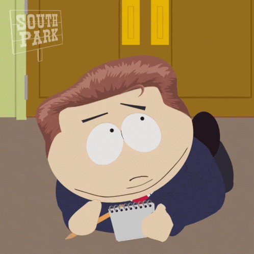 Thinking Eric Cartman GIF