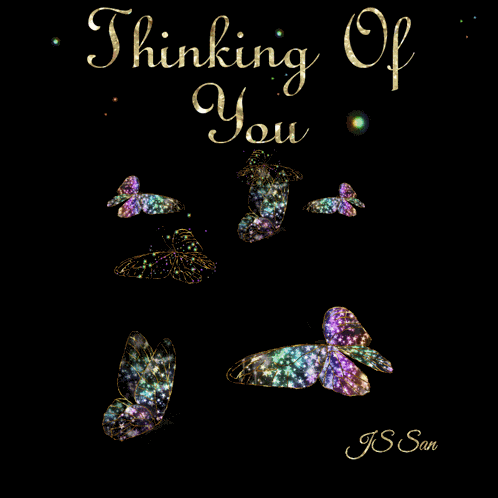 Thinking Of You Butterfly Gif GIF