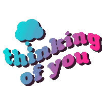 Thinking Of You I Miss You Sticker
