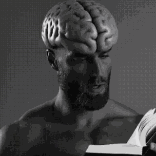 Thinking Reading GIF