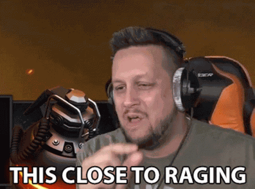 This Close To Raging Rage GIF