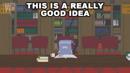 This Is A Really Good Idea Towelie GIF