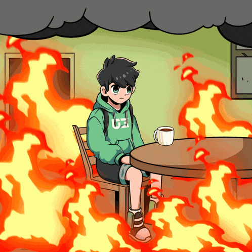This Is Fine This Is Fine Dog GIF