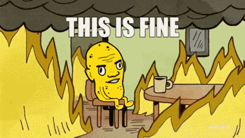 This Is Fine This Is Fine Meme GIF