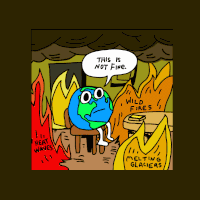 This Is Not Fine Everything Is Fine Sticker