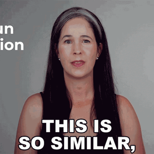 This Is So Similar Yet Different Rachel Smith GIF