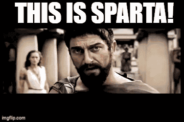 This Is Sparta Beowulf GIF