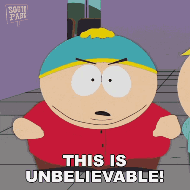 This Is Unbelievable Eric Cartman GIF