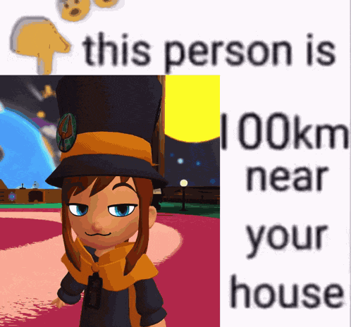 This Person Is 100km Away GIF