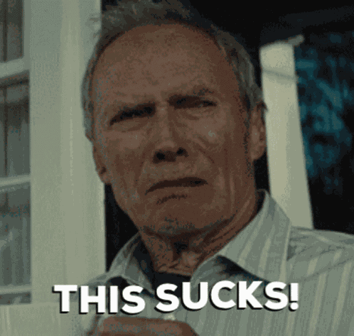 This Sucks Gran Torino GIF