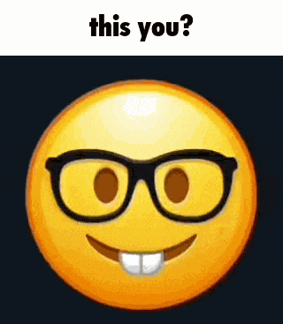 This You Nerd Emoji GIF