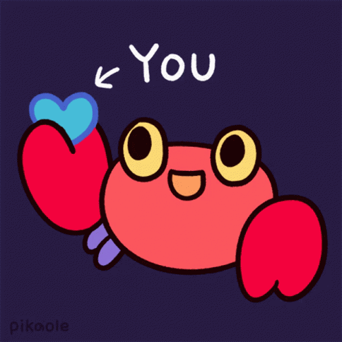 Threatened Crabby Crab GIF