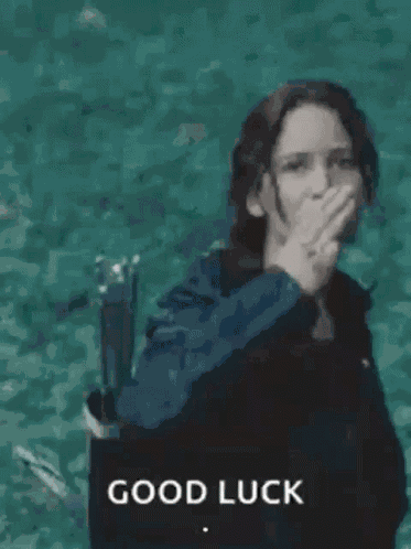 Three Finger Salute Good Luck GIF