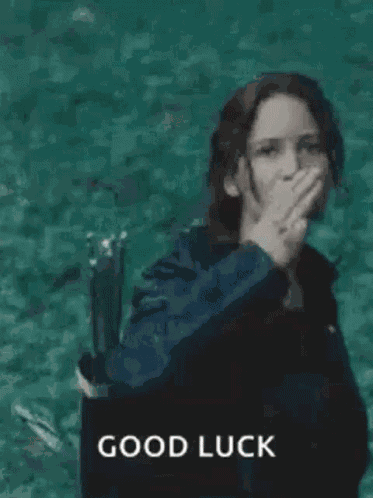 Three Finger Salute Good Luck GIF