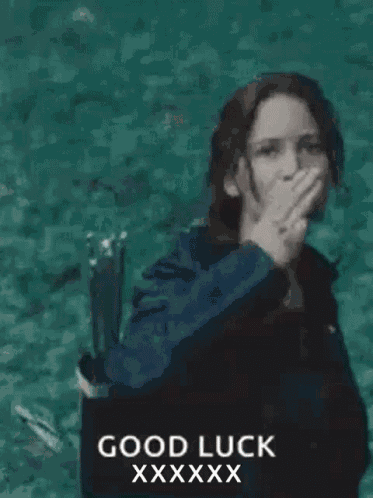 Three Finger Salute Good Luck GIF