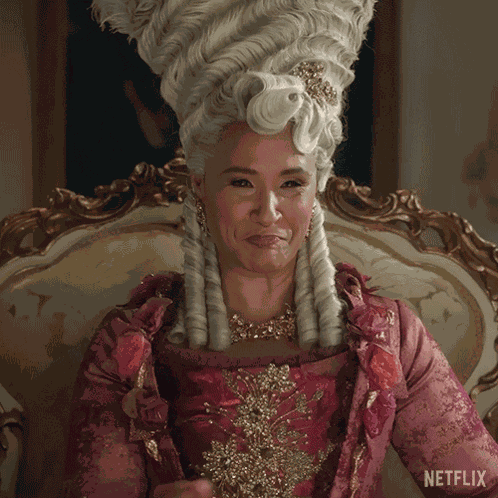 Thrilled Queen Charlotte GIF