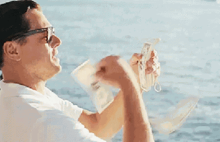 Throwing Away Money GIF