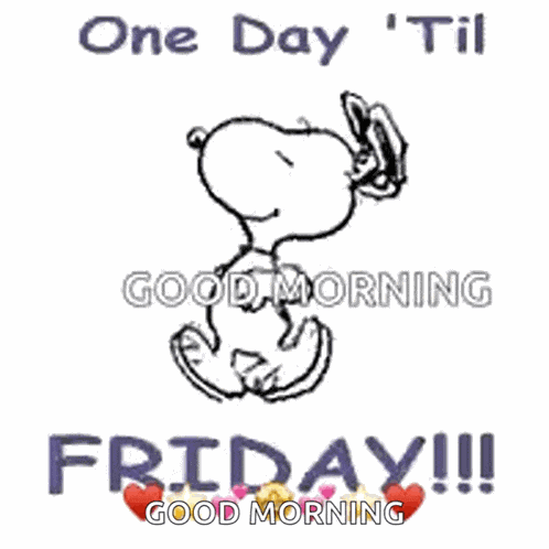 Thursday Snoopy GIF