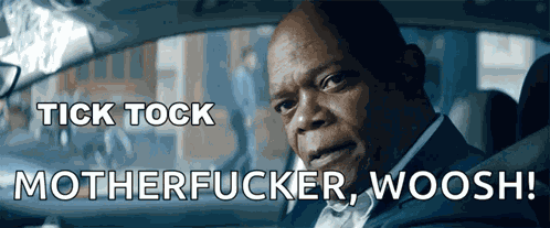 Tick Tock Samuel L Jackson GIF