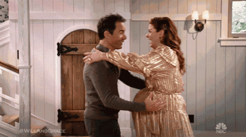 Tight Hug Will Truman GIF