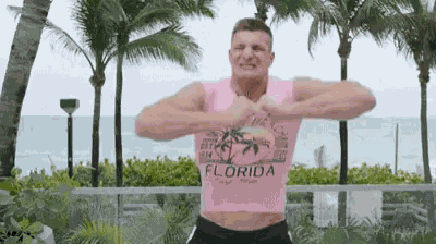 Tight Shirt Gronk GIF