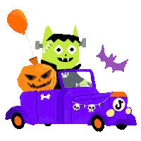 Tiktok Halloween Sticker