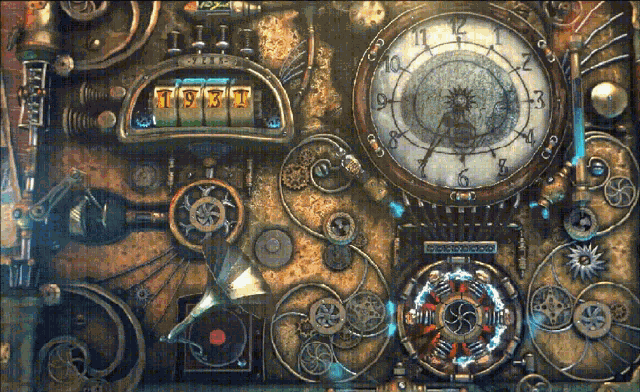 Time Machine Vintage GIF