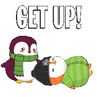 Times Up Morning Sticker