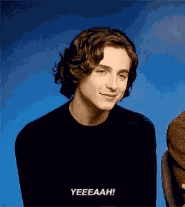 Timothee Chalamet Yeah GIF