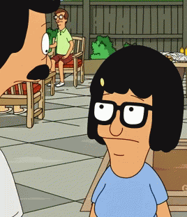 Tina Belcher Awkward Smile GIF