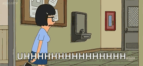 Tina Belcher Running GIF