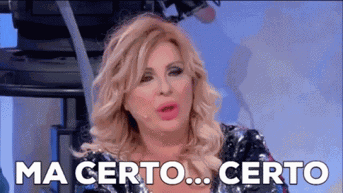 Tina Cipollari Ma Certo GIF