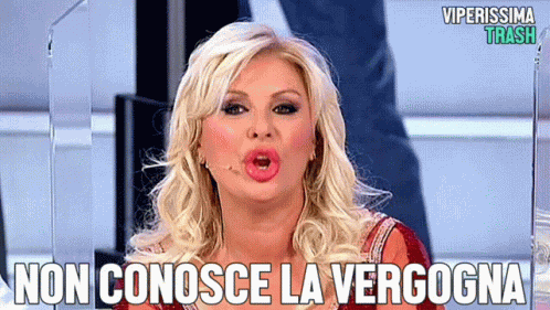 Tina Cipollari Viperissima Uominiedonne Trash Gif Reaction Tv GIF