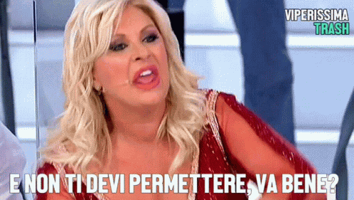 Tina Cipollari Viperissima Uominiedonne Trash Gif Reaction Tv GIF