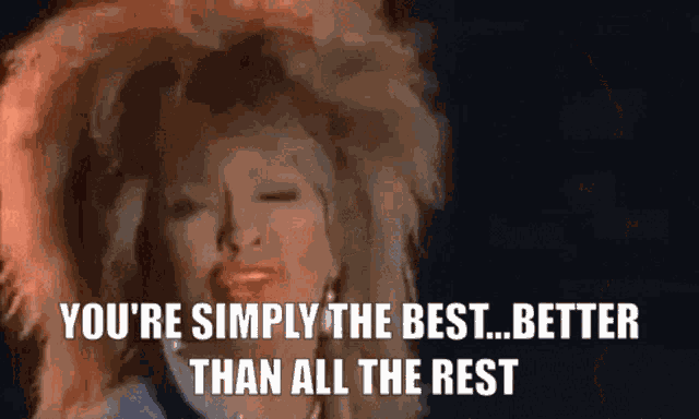 Tina Turner Simply The Best GIF