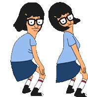 Tina Twerk Sticker