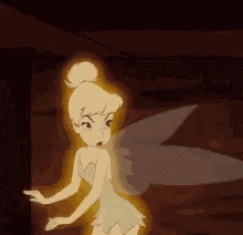 Tinker Bell Eaves Dropping GIF