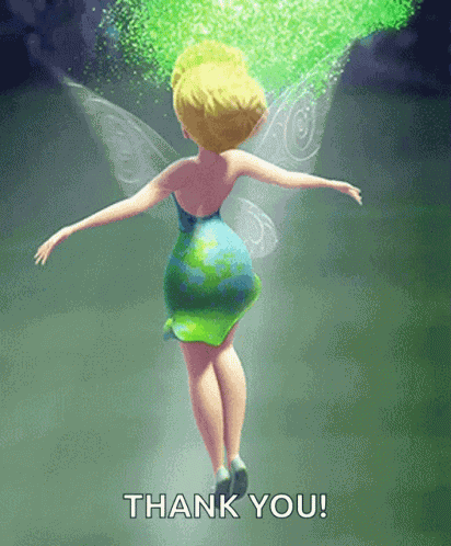 Tinkerbell Thank GIF
