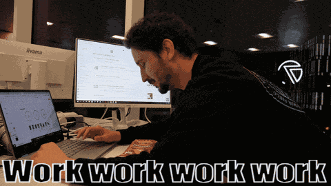 Tired At Work Sleep GIF
