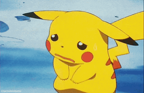 Tired Pikachu GIF