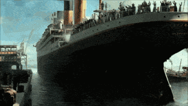 Titanic Sinking Ship GIF