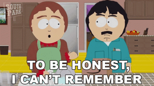 To Be Honest I Cant Remember Sharon Marsh GIF