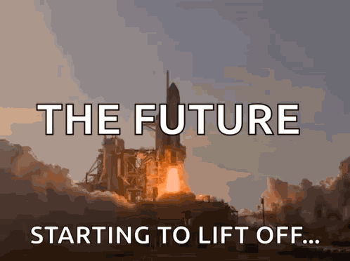 To The Moon Taking Off GIF
