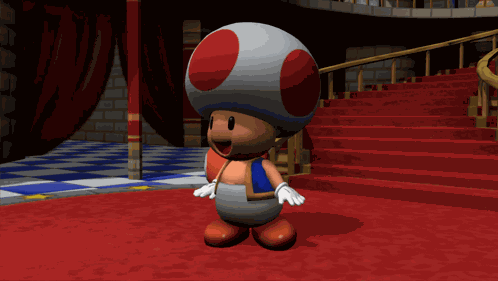 Toad Mario GIF